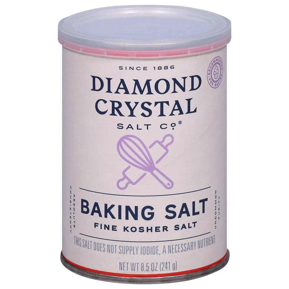Diamond Crystal - Salt Fine Baking - Case of 12-8.5 OZ