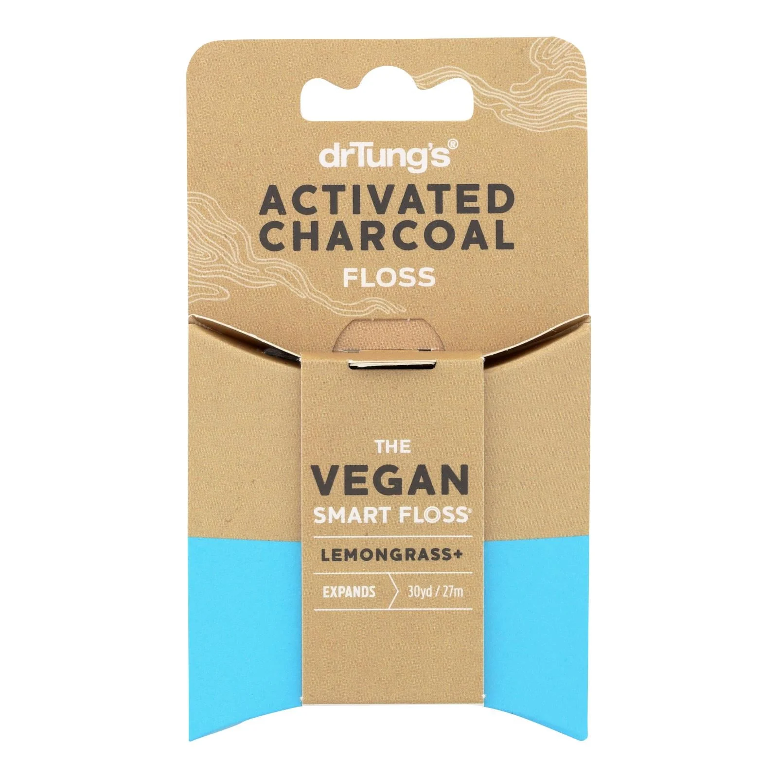 Dr. Tung's - Floss Activated Charcoal - Case of 6 - 30 YRD