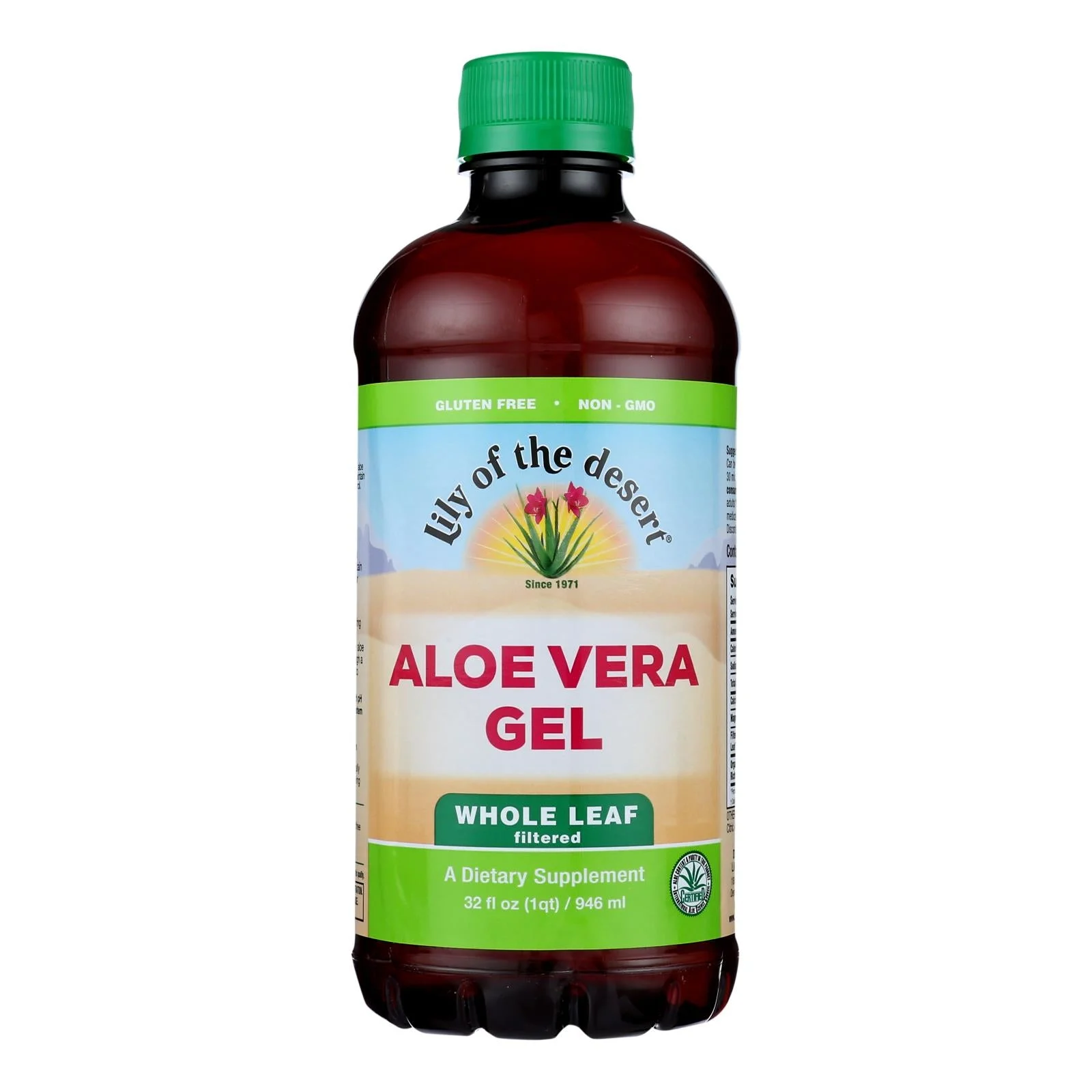 Lily Of The Desert - Aloe Vera Gel Whole Leaf - 1 Each -32 Fluid Ounce