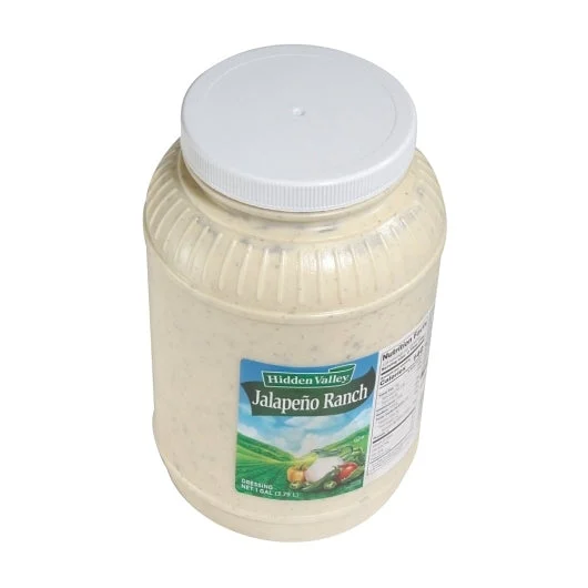 Ventura Jalapeno Ranch Dressing Ga 1 Gallon - 4 Per Case.