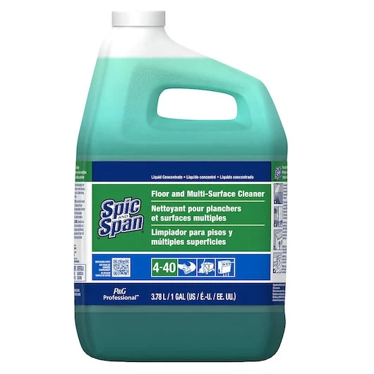 Spic And Span Professional Floor And Multi-Surface Cleaner Concentrate Closed Loop 4-40 3/1 Gal
