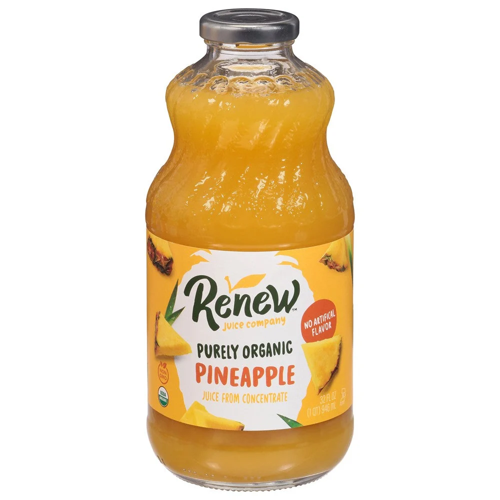 Renew Juice Company - Juice Organic Pineapple - Case of 6-32 FZ