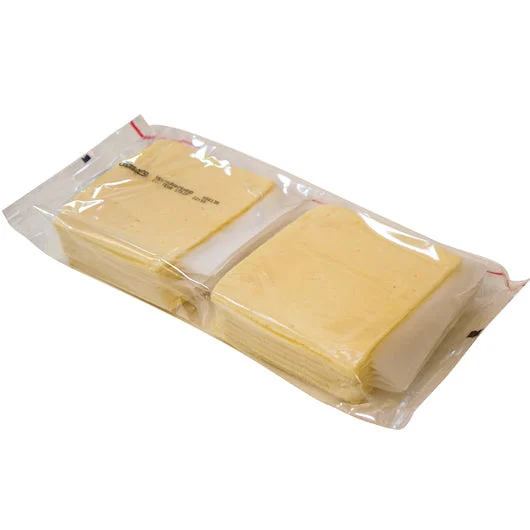 5 Inch Smoked Gouda Sliced Interleaved 21 Ounce Size - 9 Per Case.
