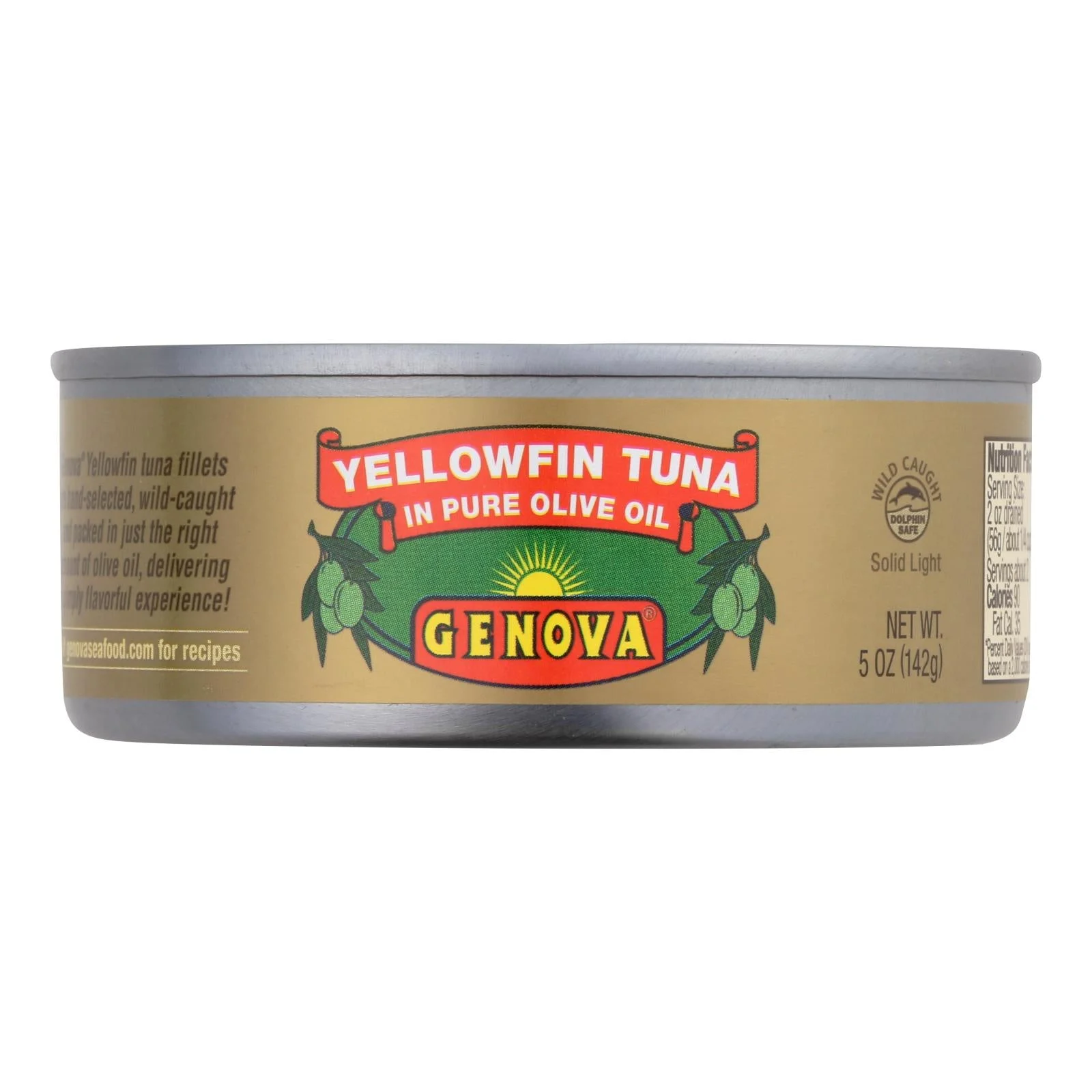 Genova - Yellowfin Tuna In Olv Oil - Case of 12-5 Ounce