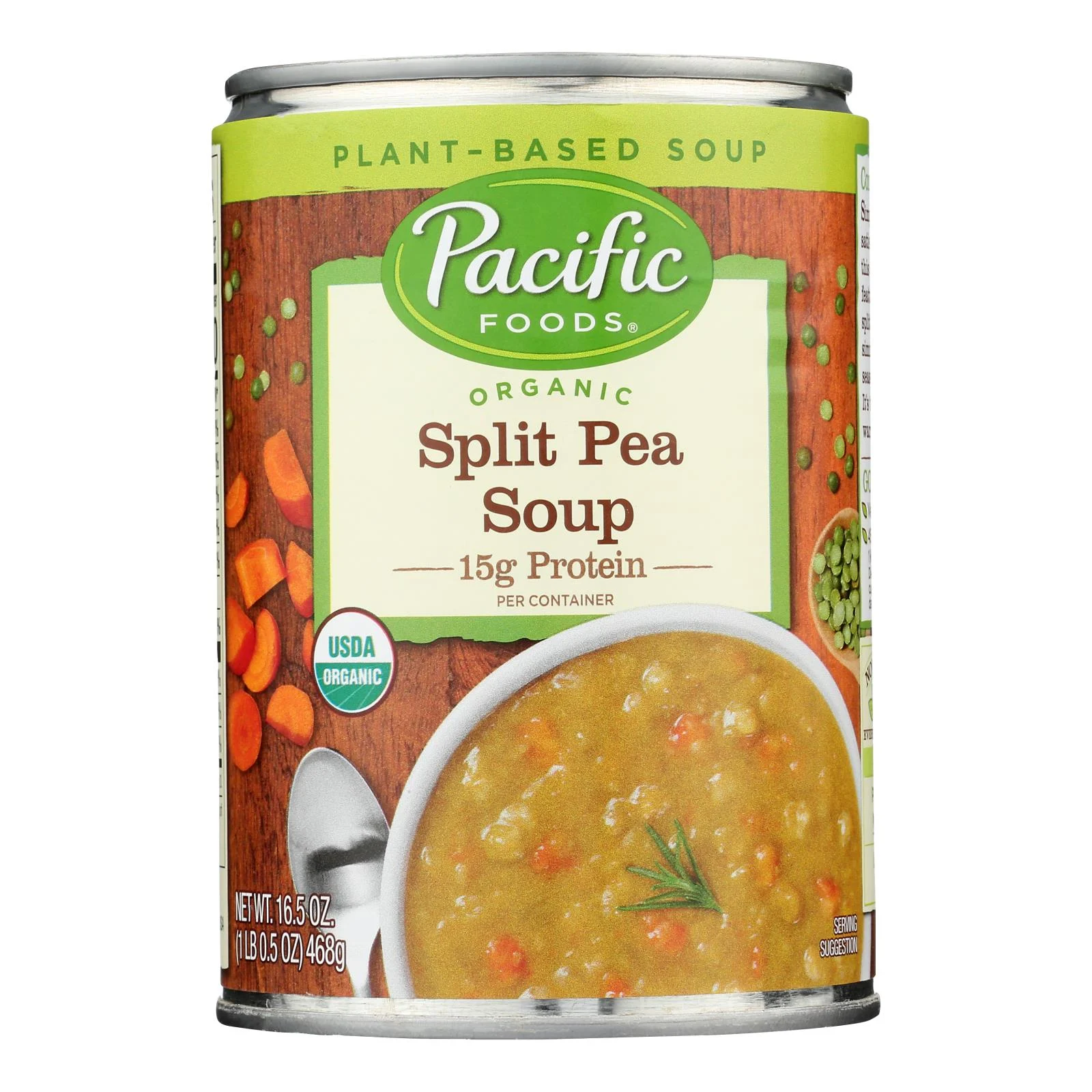 Pacific Foods - Soup Split Pea - Case of 12-16.5 Ounce