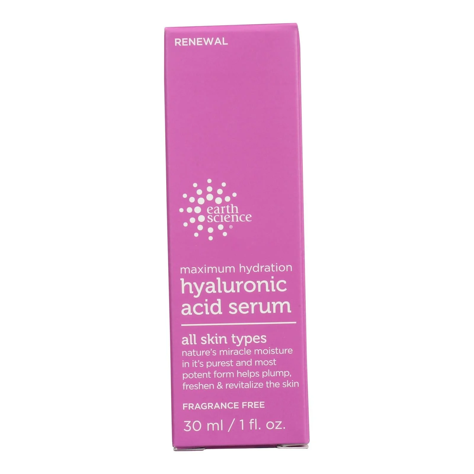 Earth Science Serum - Hyaluronic Acid - 1 Ounce