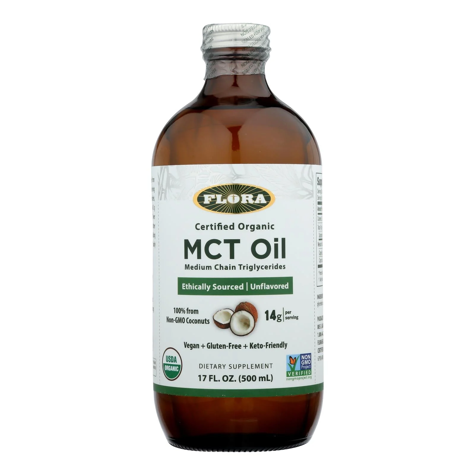 Flora - Mct Oil - 1 Each-17 Fluid Ounce