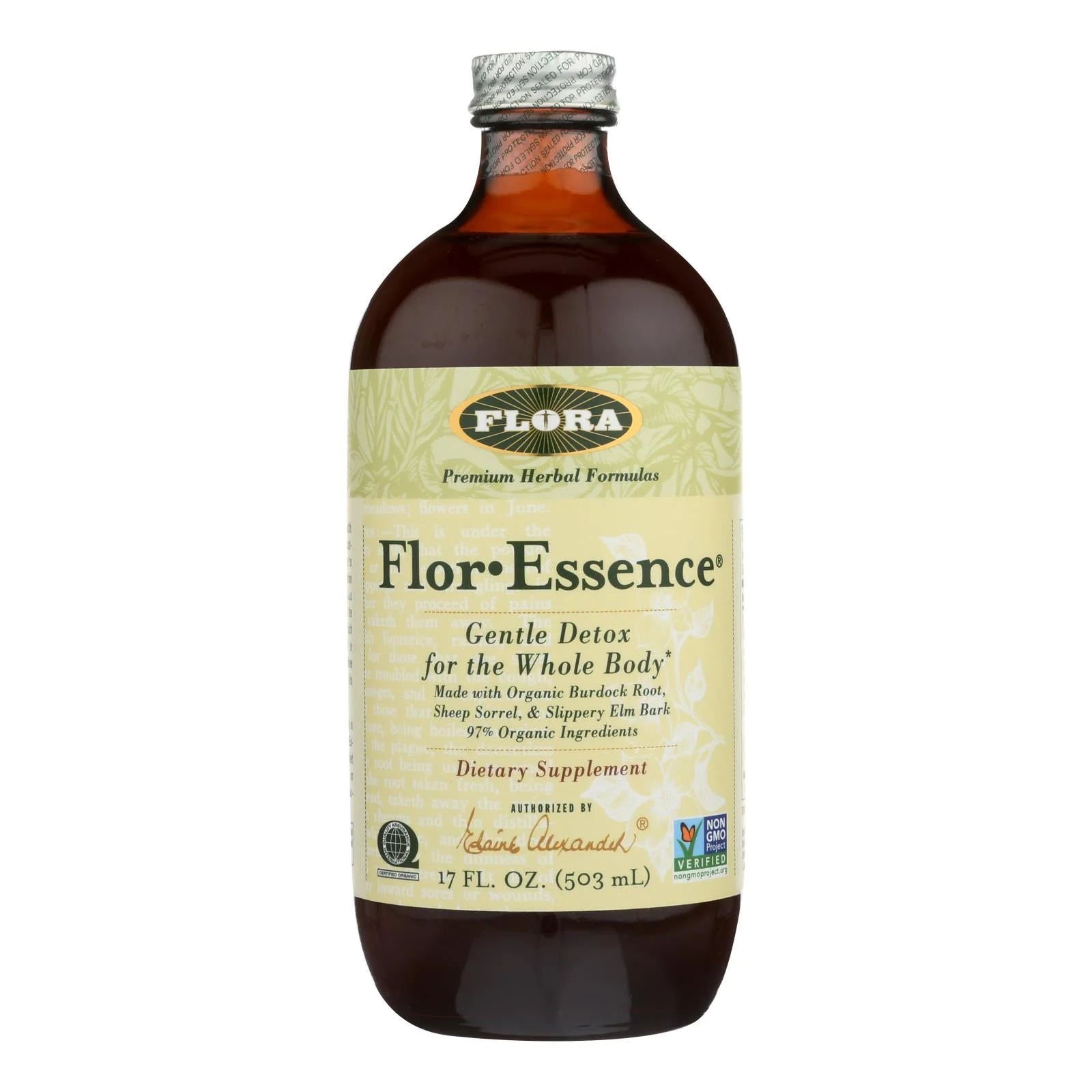 Flora Inc - Detox Organic Flor Essence - EA of 1-17 Fluid Ounce