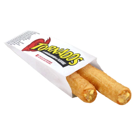 Tornado El Monterey Sausage & Egg Cheese Tornados, 3 Ounces- 24 Per Case.