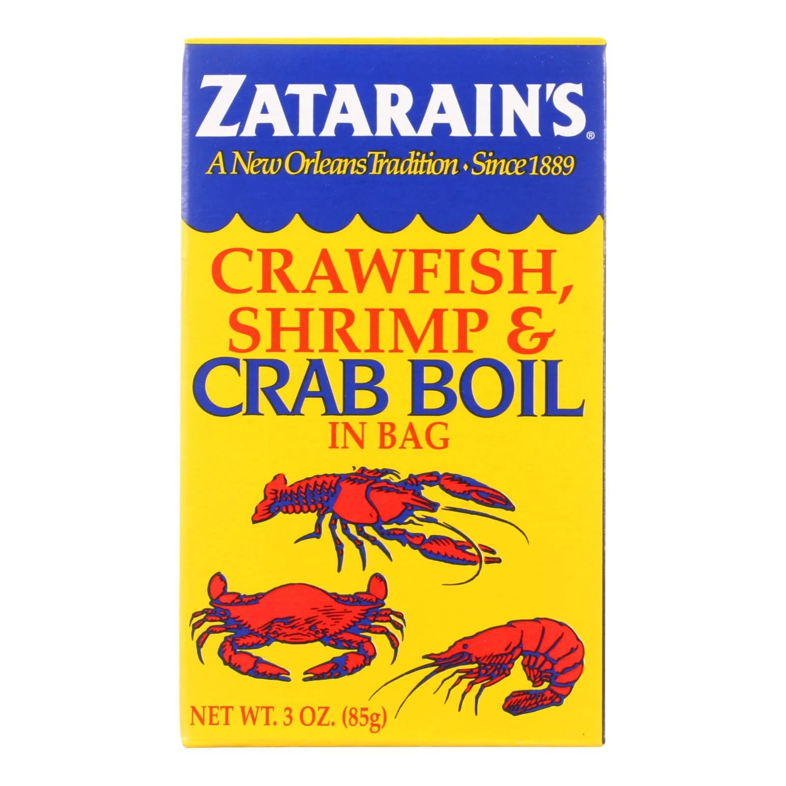 Zatarain's Crab Boil - Dry - Case of 6 - 3 Ounce