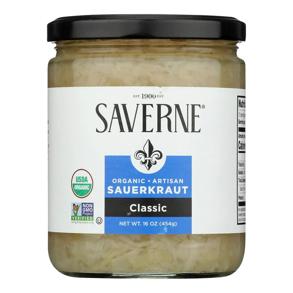 Saverne Organic Artisanal Kraut - Case of 6 - 16 OZ