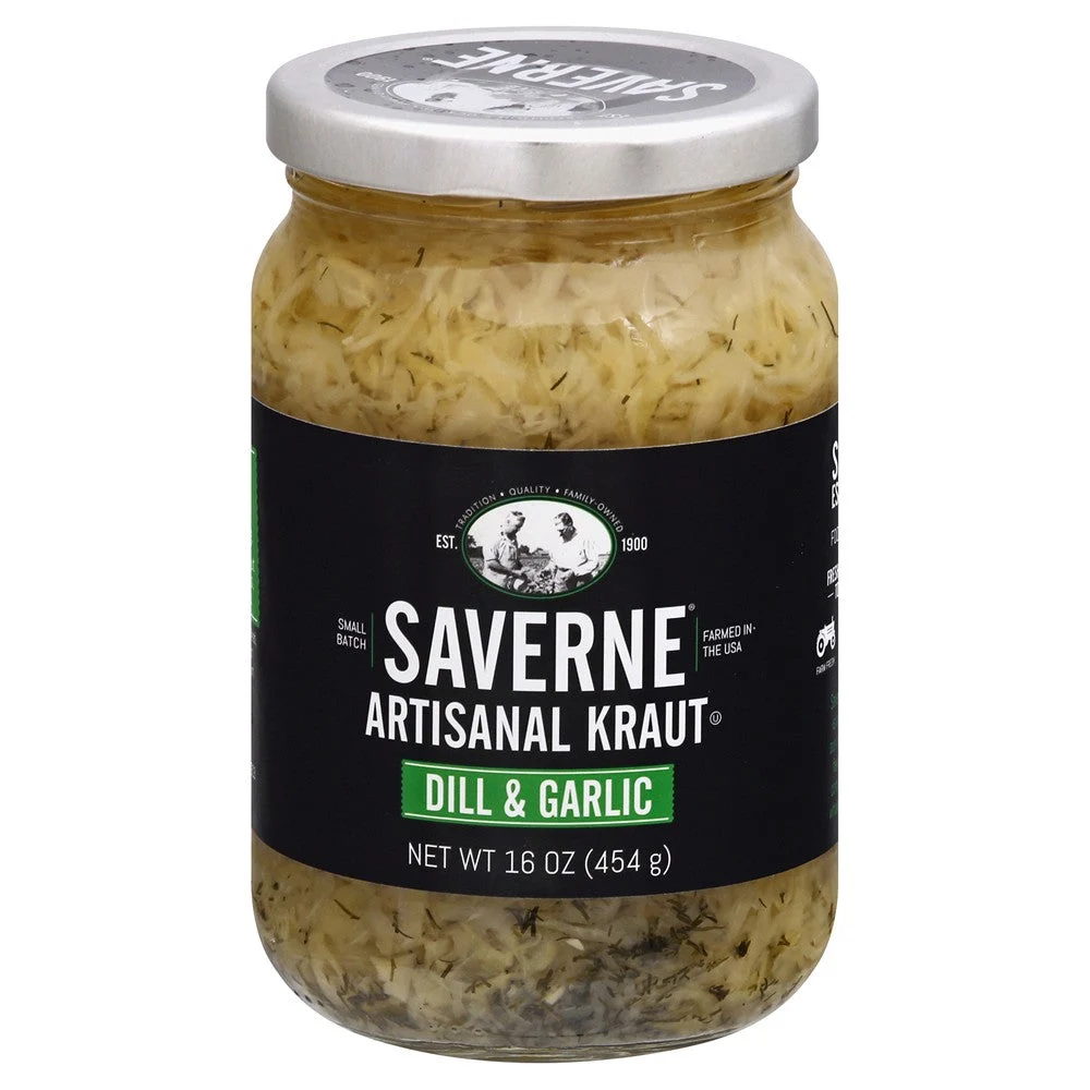 Saverne - Kraut Organic Dill Garlic - Case of 6-16 OZ
