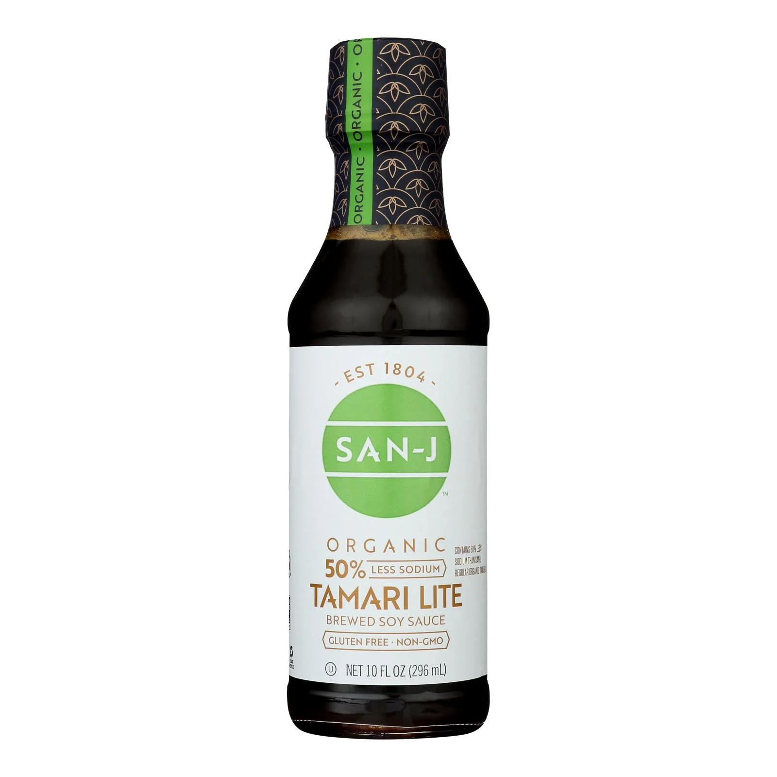 San-j - Tamari Soy Sauce Lte Low sodium - Case of 6-10 Fluid Ounce