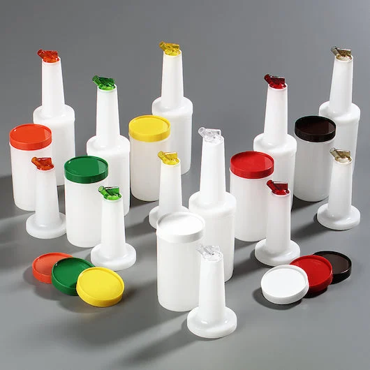 Carlisle Foodservice Store'N Pour Quart Complete Assorted Color 1 - 12 Ea