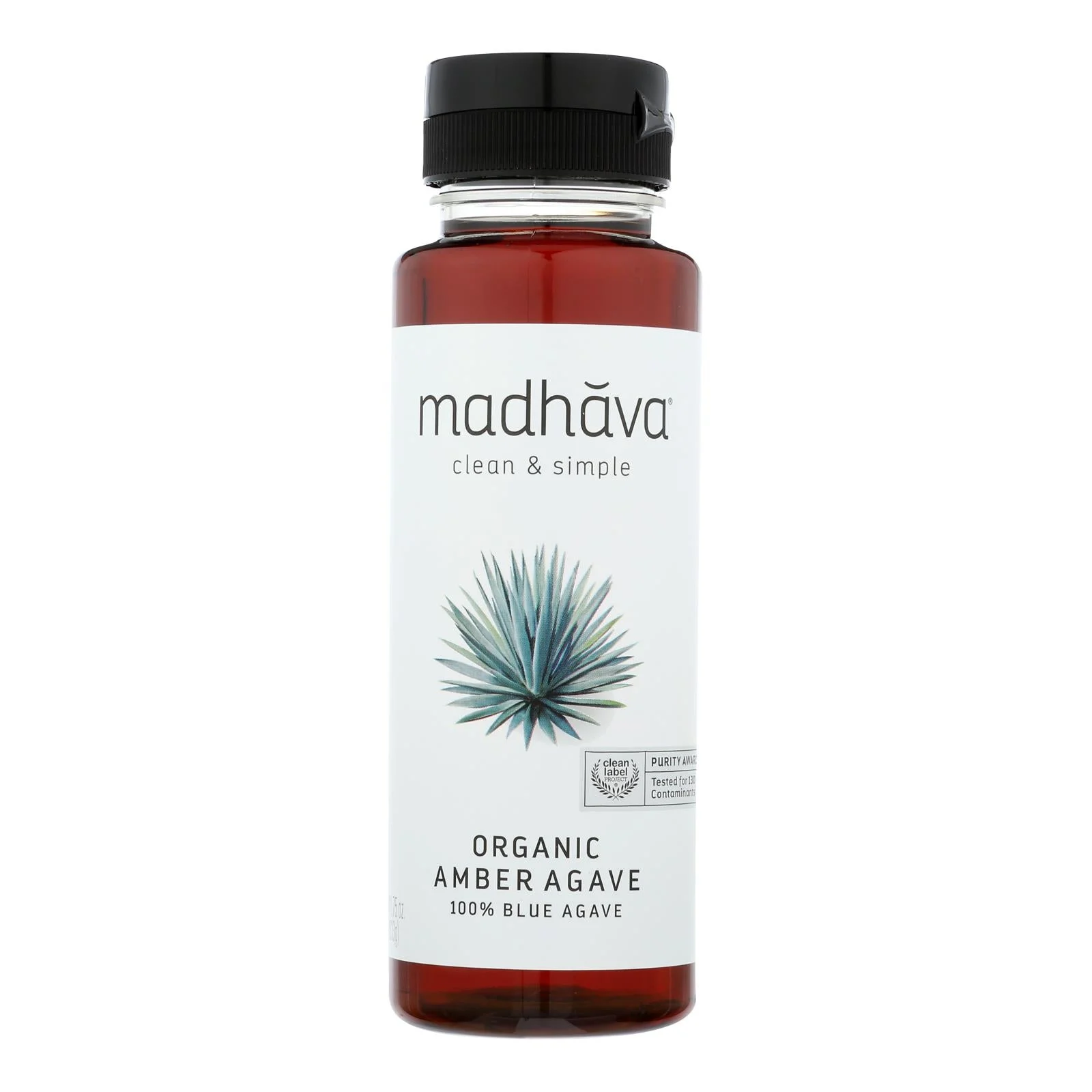 Madhava Honey Organic Amber Agave Nectar - Case of 6 - 11.75 Fl Ounce.