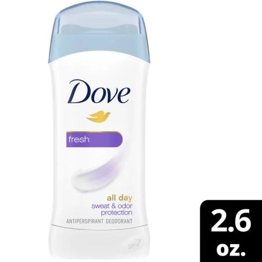 Dove Women's 48 Hour Fresh Anti-Perspirant Deodorant Stick, 2.6 Fluid Ounce, 6 Per Pack, 2 Per Case