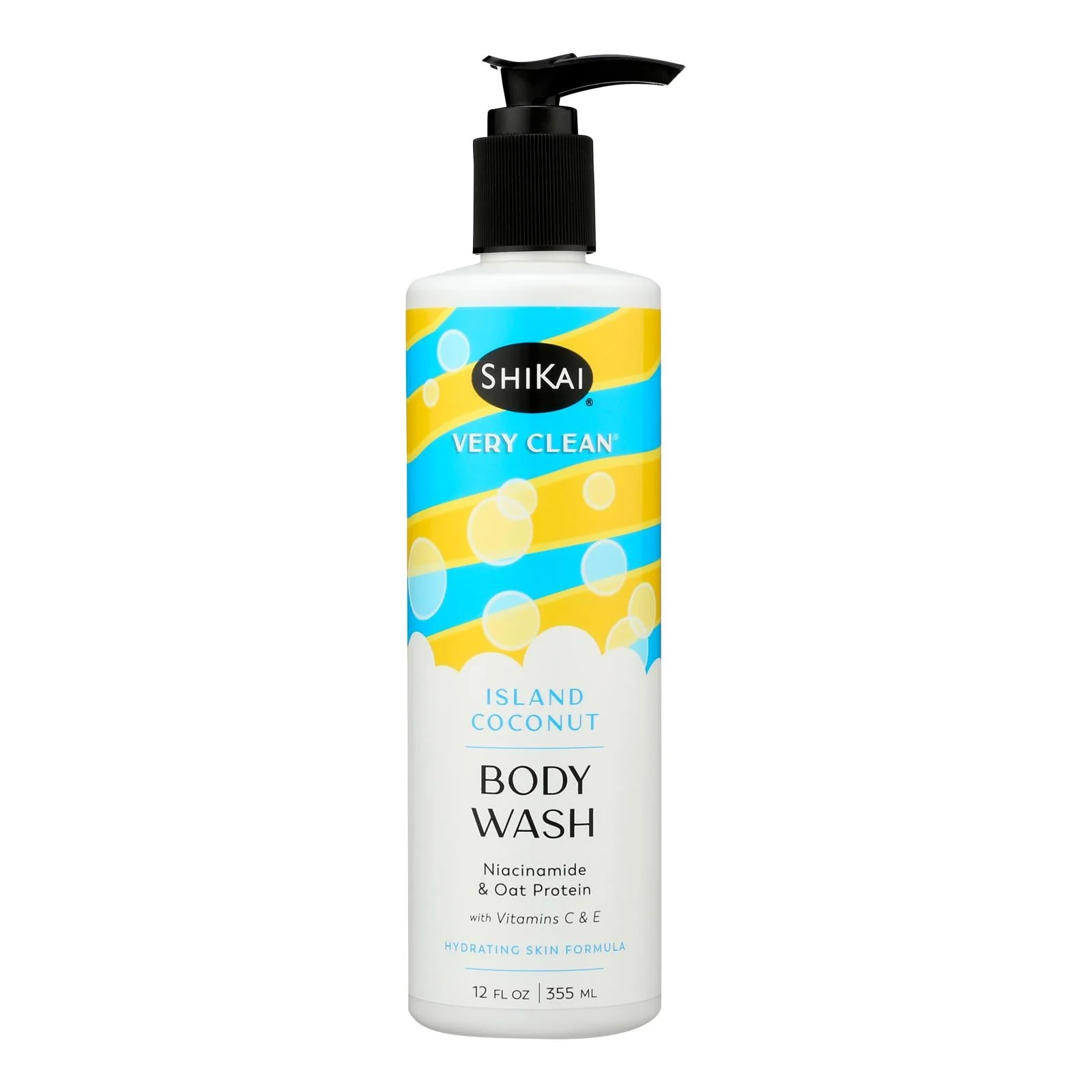 Shikai Products - Body Wash Island Coconut - 1 Each-12 Fluid Ounce