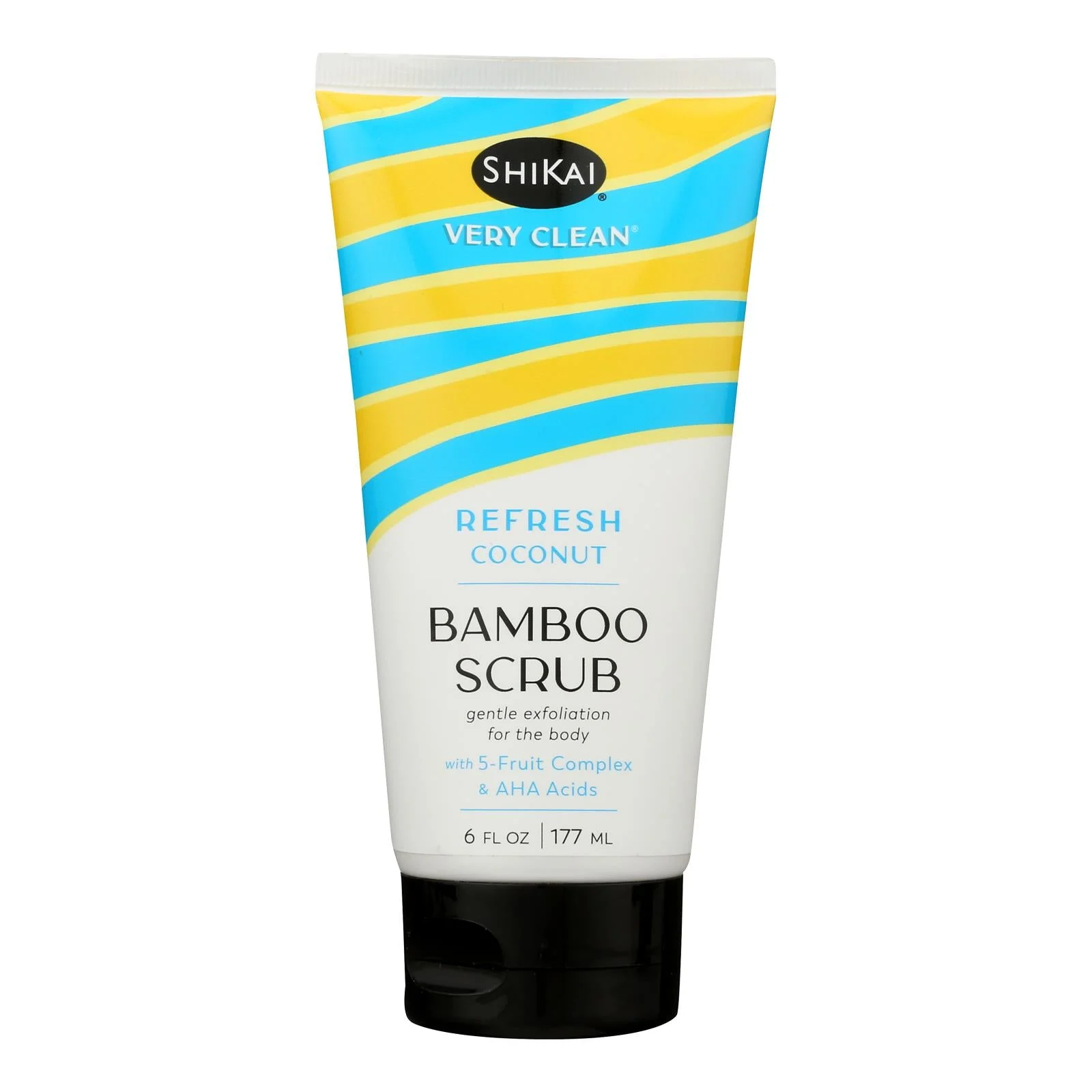 Shikai Products - Bmboo Scrub Refresh Coconut - 1 Each-6 Fluid Ounce