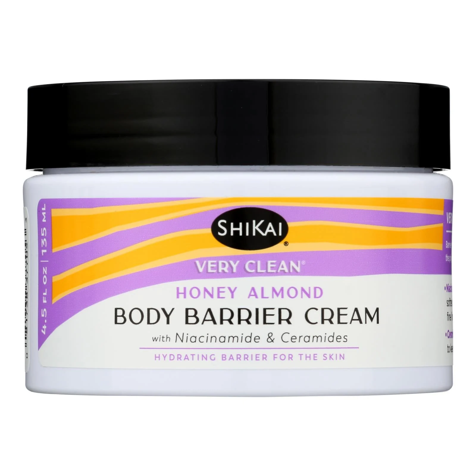 Shikai Products - Cream Barrier Honey Almond - 1 Each-4.5 Fluid Ounce