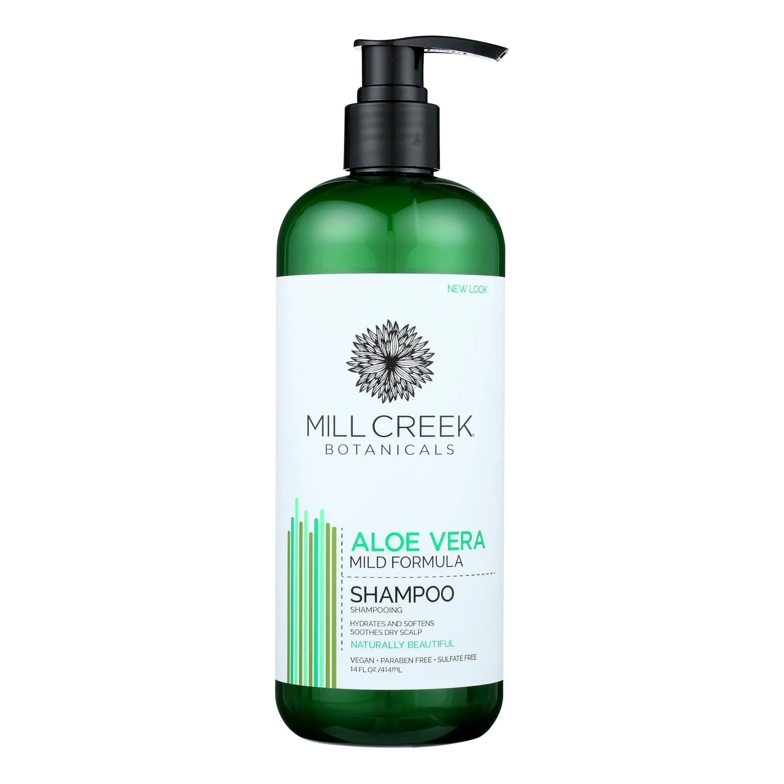 Mill Creek Botanicals Aloe Vera Shampoo Hydrates And - 1 Each - 14 Fluid Ounce