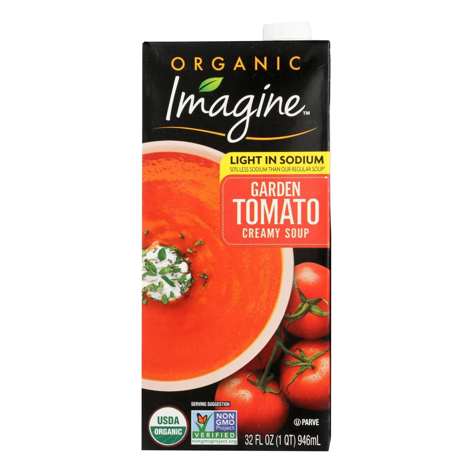 Imagine Foods - Soup Creamy Tomato Low sodium - Case of 6-32 Fluid Ounce