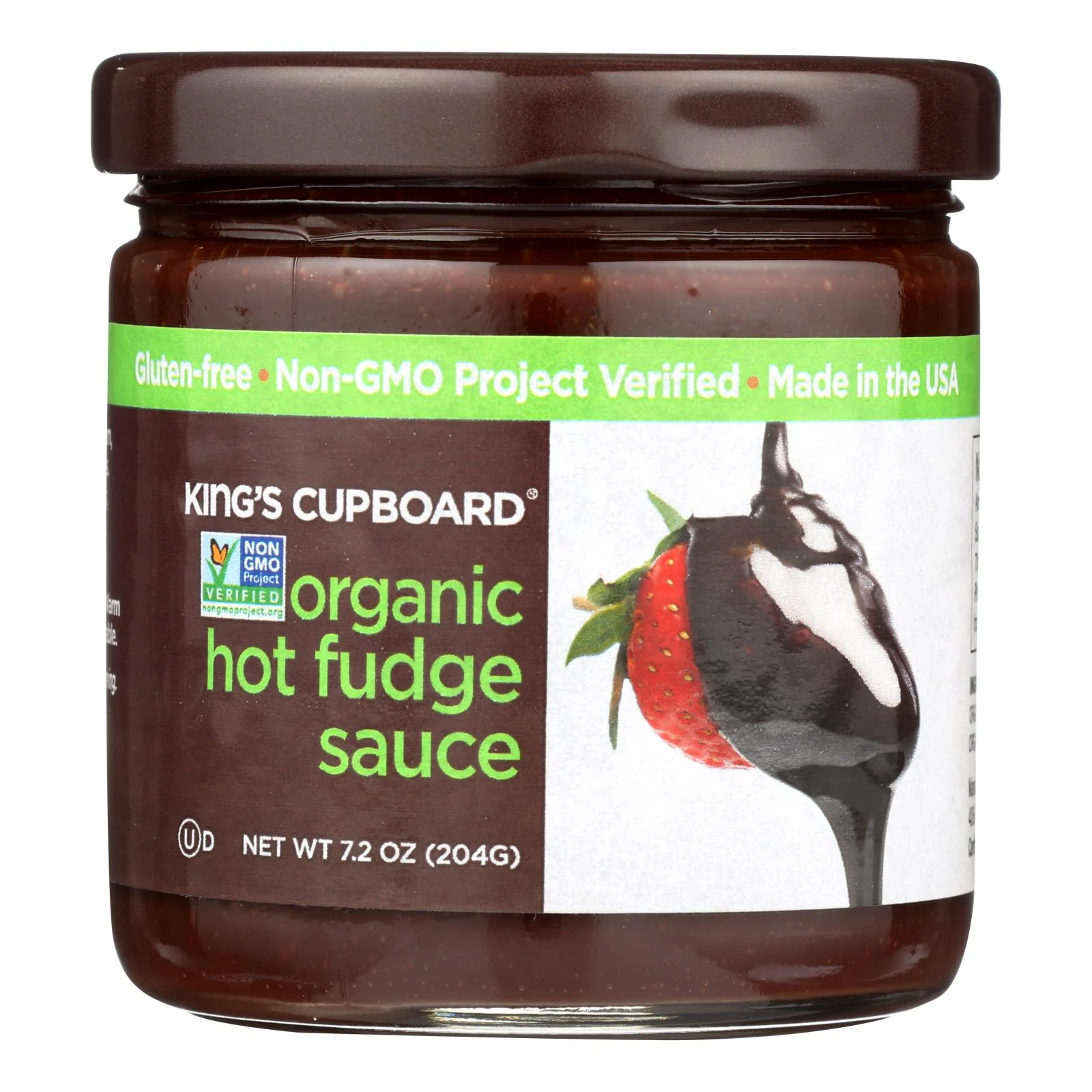 King's Cupboard Hot Fudge Sauce - Case of 12 - 7.2 Ounce