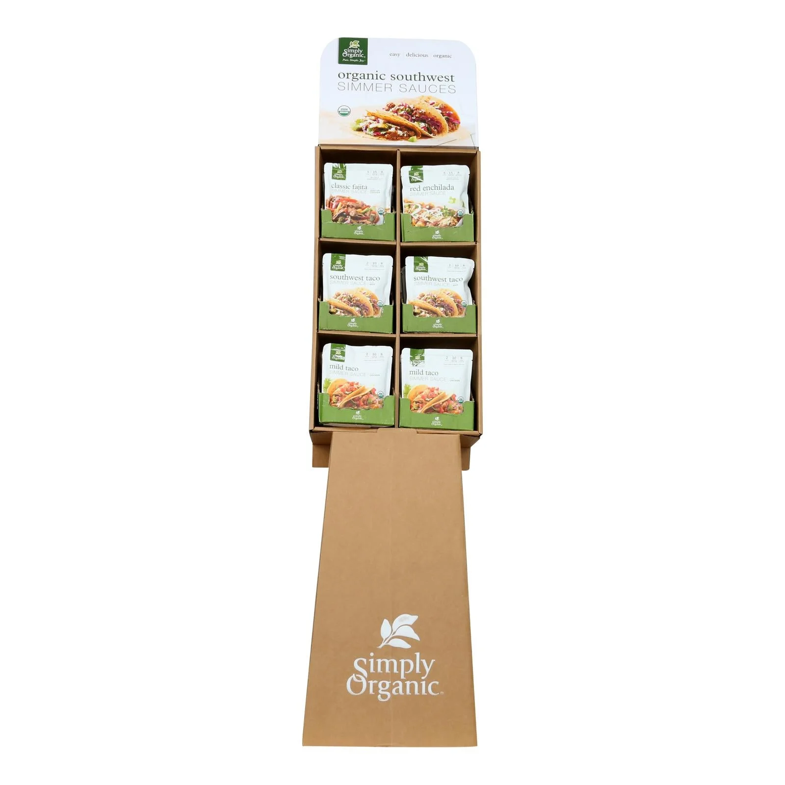 Simply Organic - Dsp Organic Simmer Sauces - Case of 36-8 Ounce