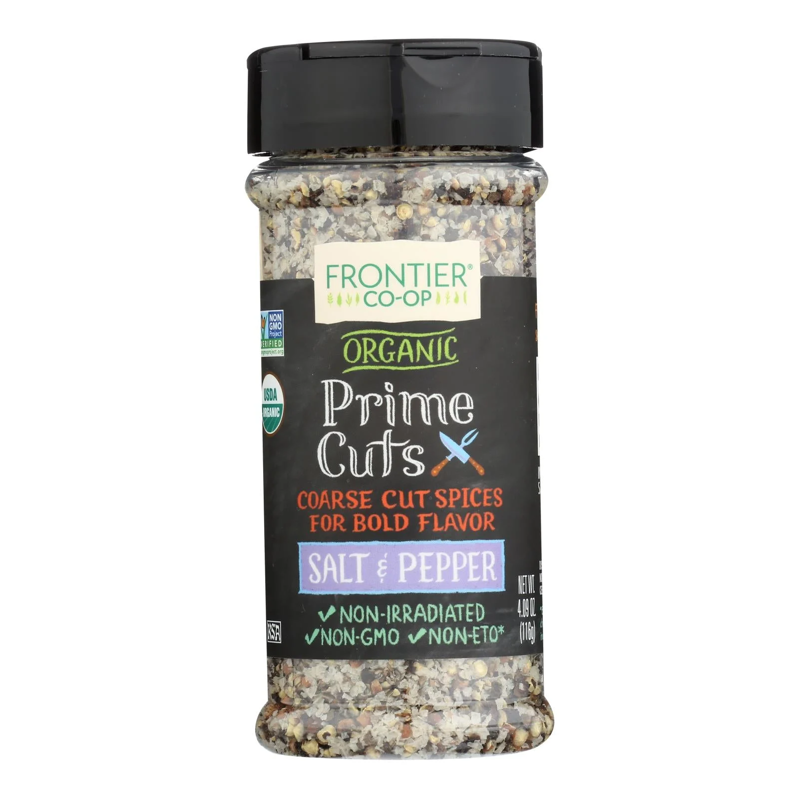 Frontier Natural Products Coop - Prime Cut Salt Pepper - 1 Each-4.09 Ounce
