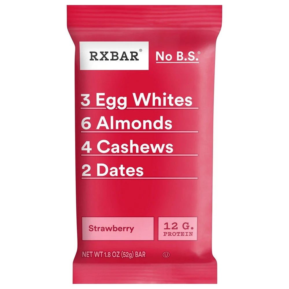 Rxbar - Protn Bar Strawberry - Case of 12-1.83 OZ
