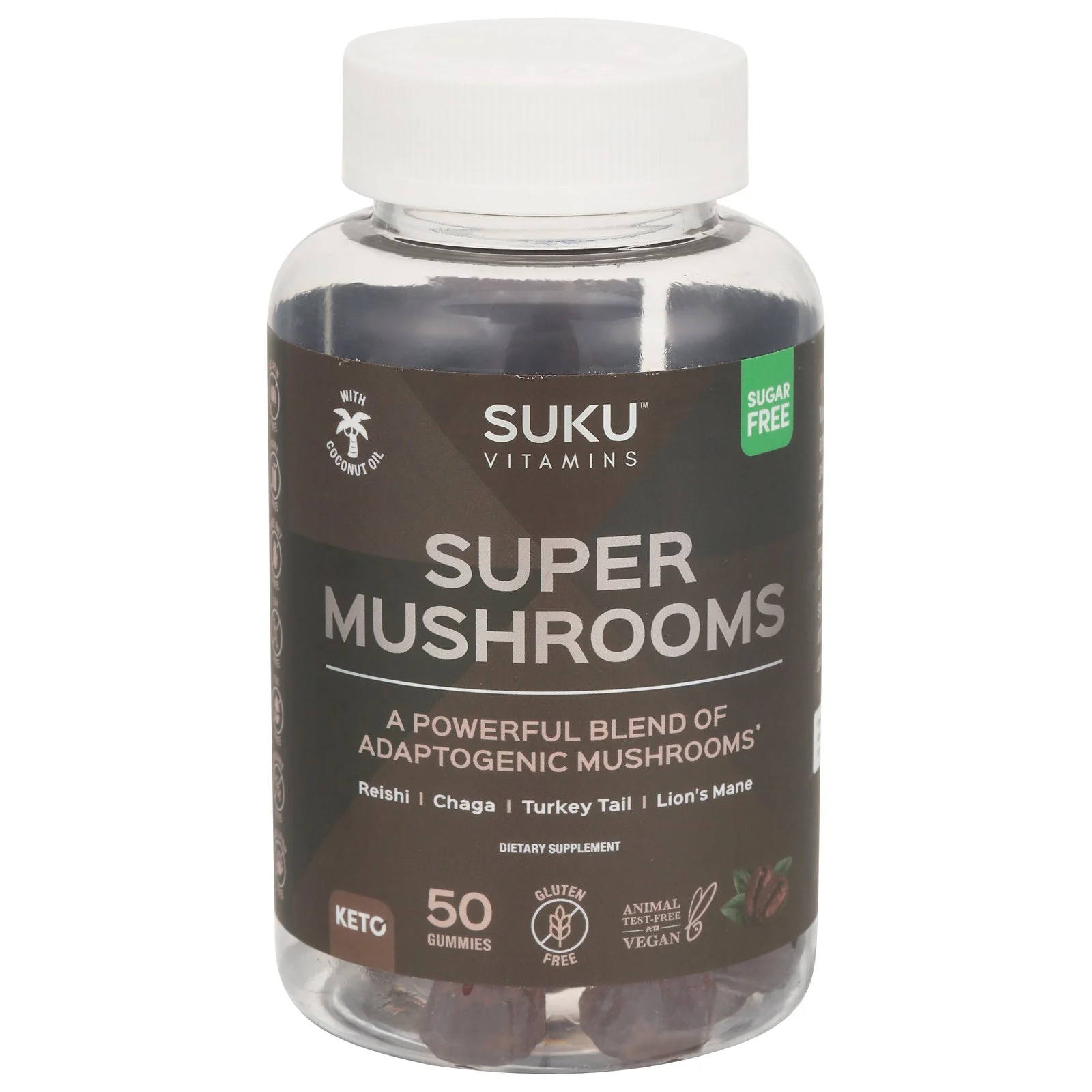 Suku Vitamins - Gummy Super Mushrooms - 1 Each-50 CT