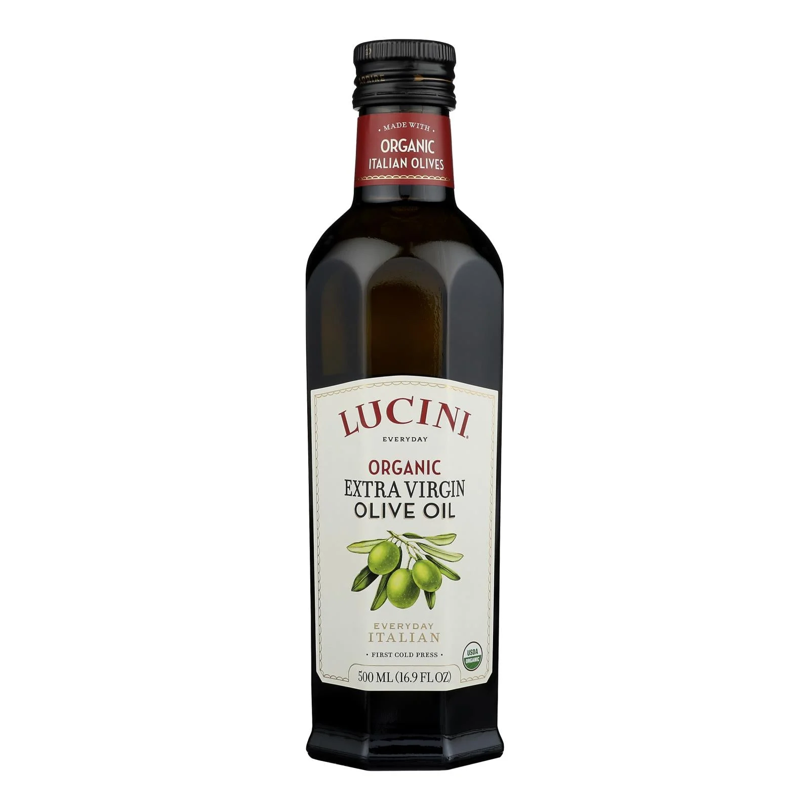 Lucini Italia Extra Virgin Olive Oil - Case of 6 - 16.9 Fluid Ounce