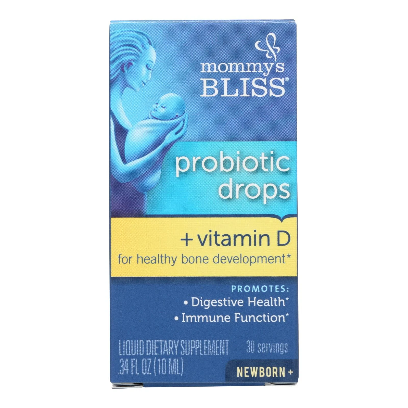 Mommy's Bliss Probiotic Drops + Vitamin D - 1 Each - .34 Fluid Ounce