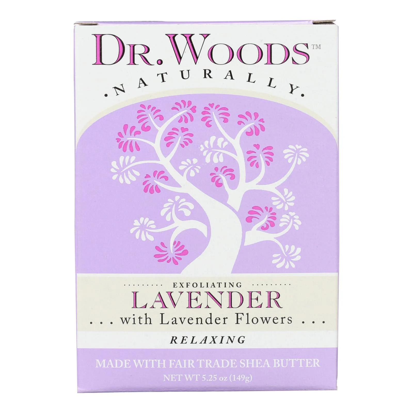 Dr. Woods Castile Bar Soap Lavender - 5.25 Ounce