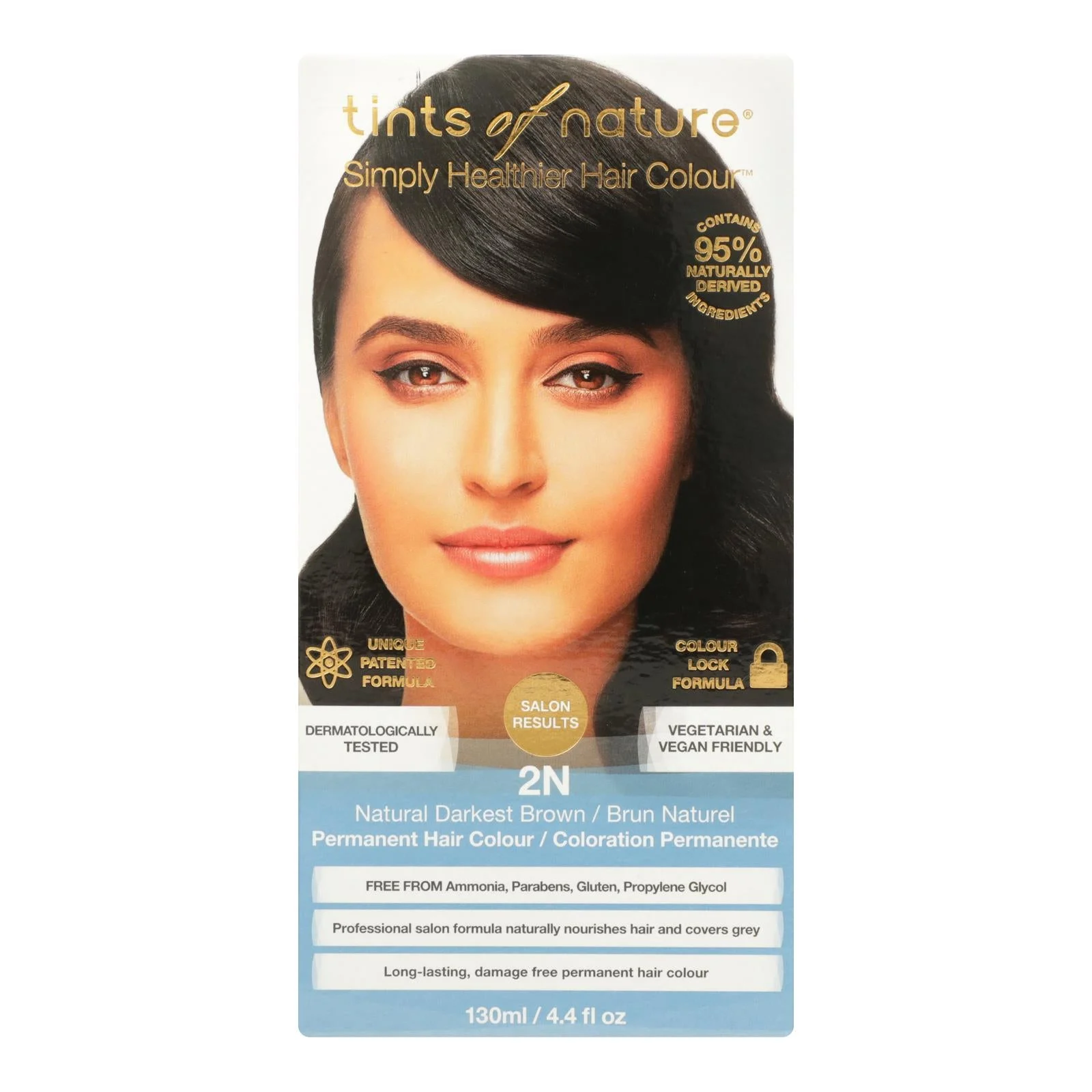 Tints Of Nature 2N Darkest Brown Hair Color - 1 Each - 4.4 Fluid Ounce