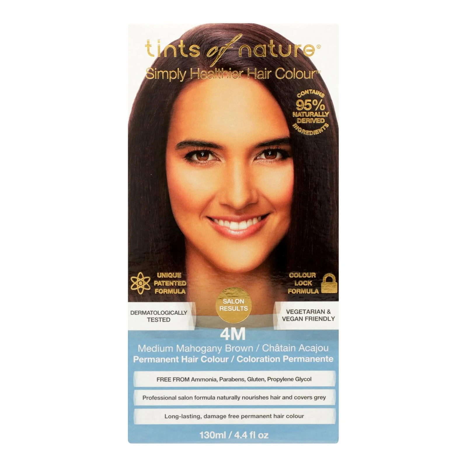Tints Of Nature 4M Medium Mahogany Brown Hair Color - 1 Each - 4.4 Fluid Ounce