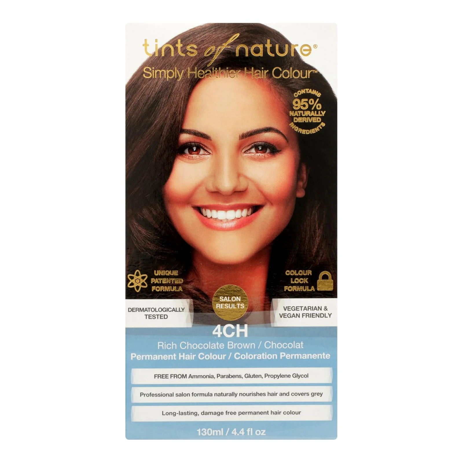 Tints Of Nature 4Ch Rich Chocolate Brown Hair Color - 1 Each - 4.4 Fluid Ounce