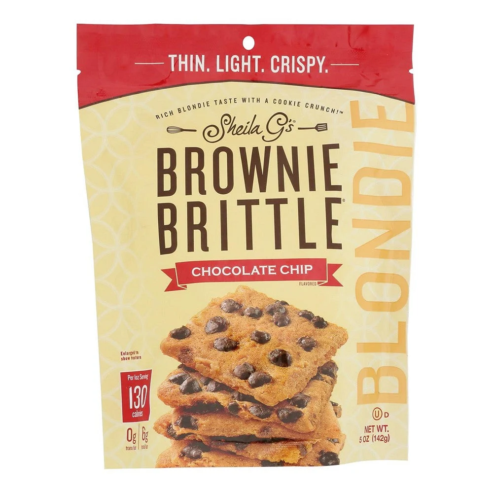 Sheila G's - Brownie Brittle Chocolate Chip - Case of 6-5 OZ