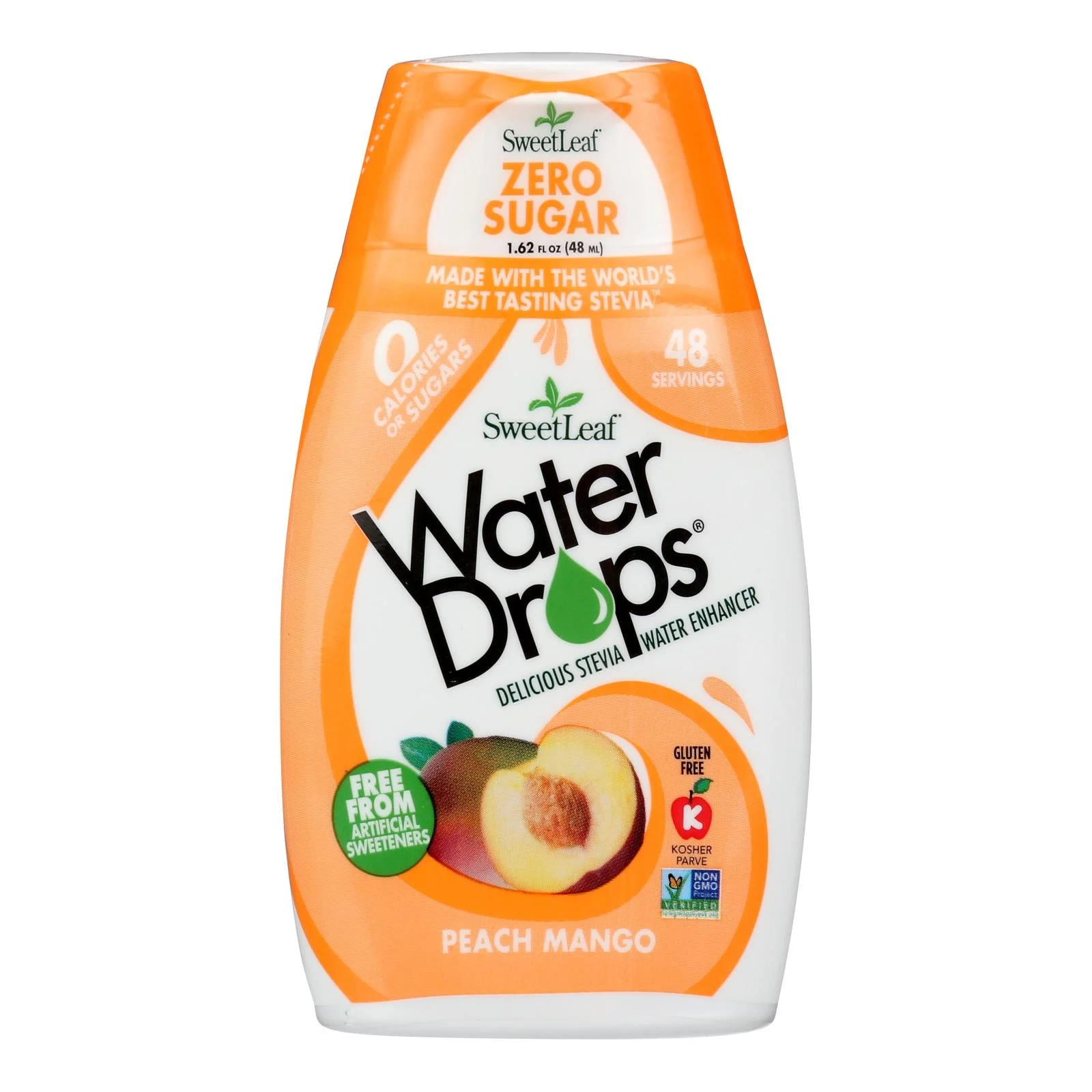 Sweet Leaf Water Drops - Peach Mango - 1.62 fl Ounce