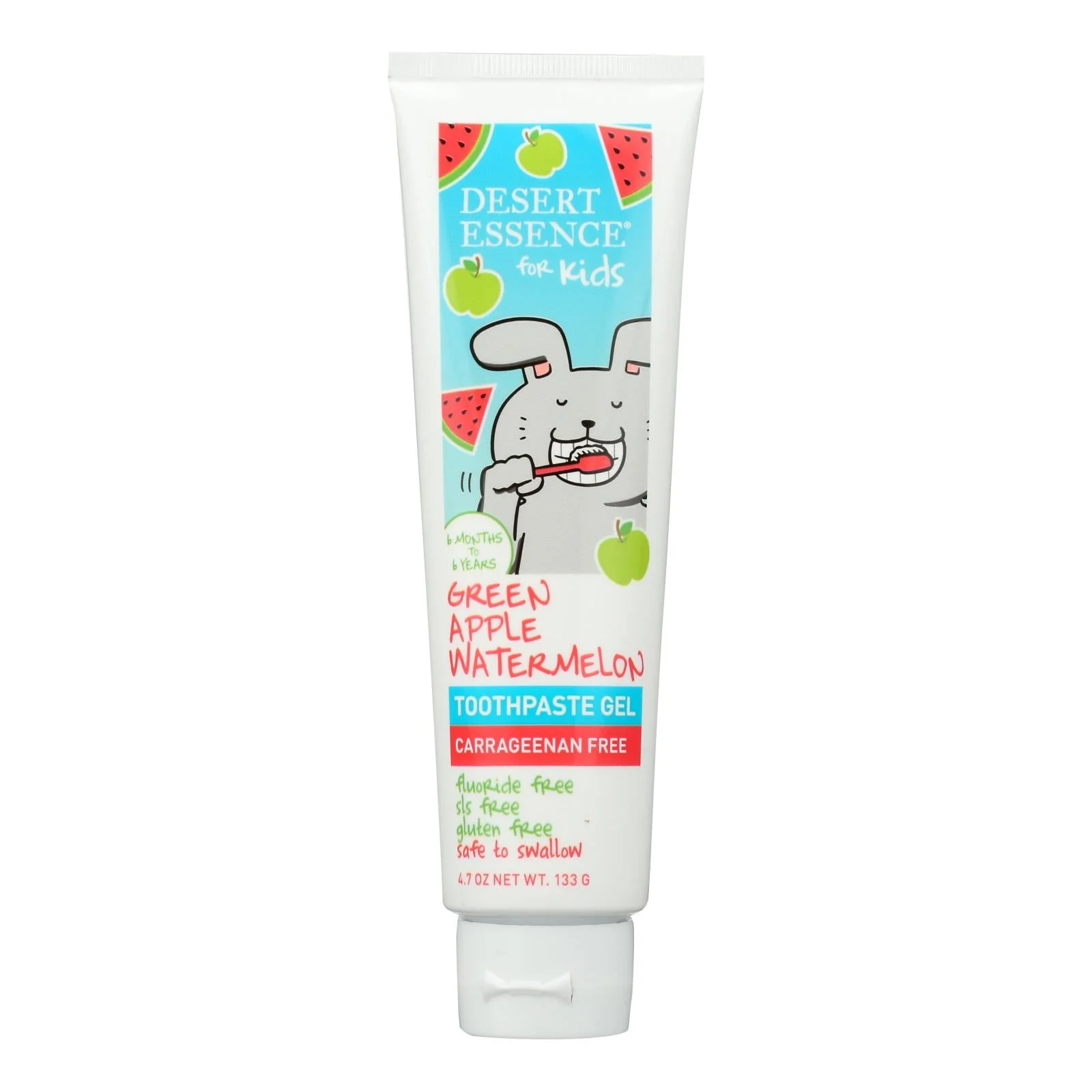 Desert Essence - Tpst Kids Green Apple Wtrmln - 1 Each-4.7 Ounce