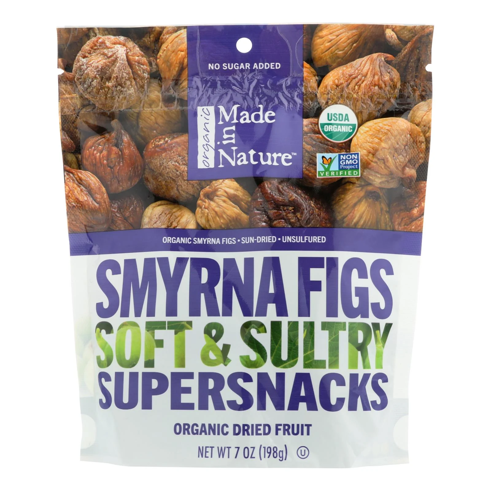 Made In Nature Dried Smyrna Figs - Case of 6 - 7 Ounce