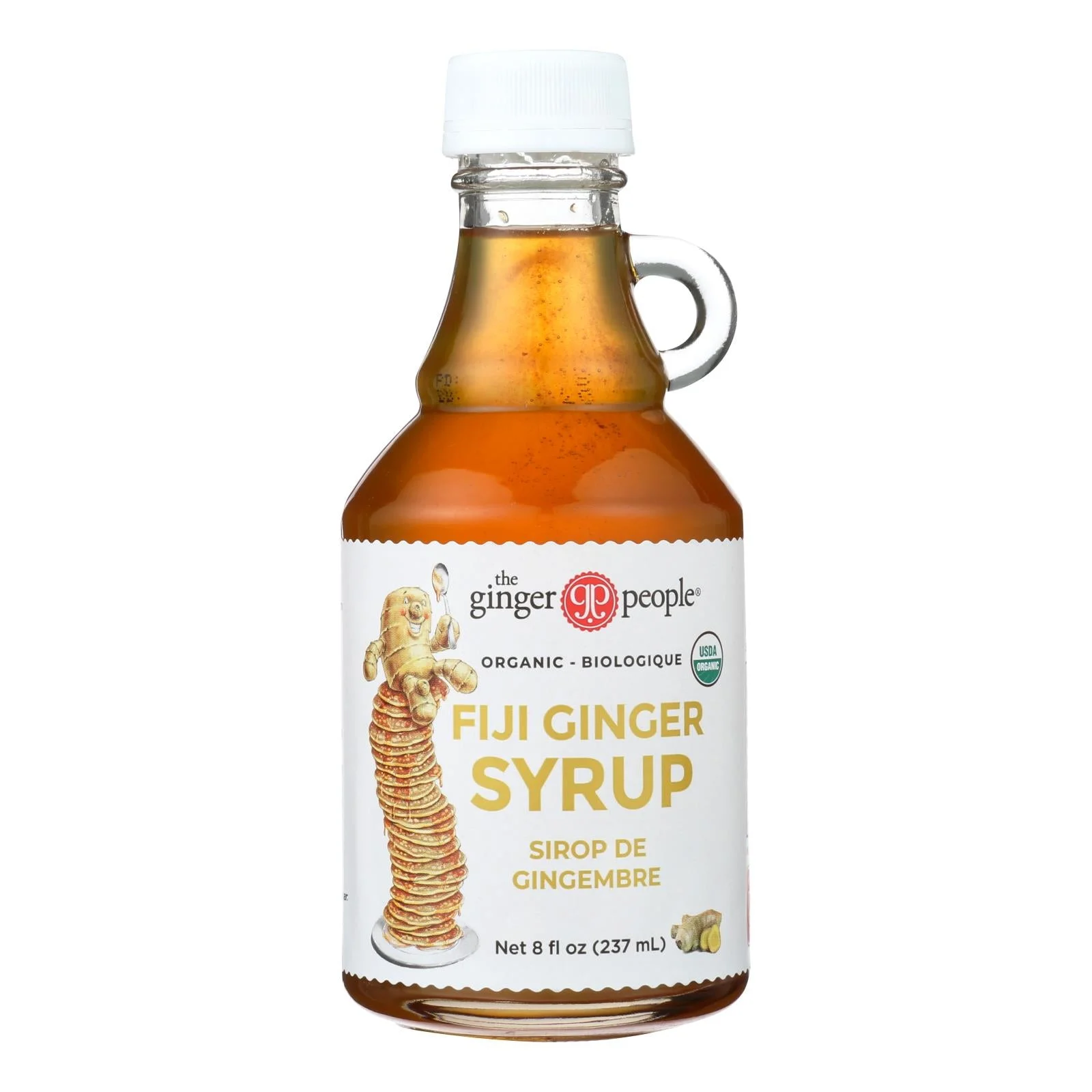 The Ginger People Organic Ginger Syrup - Case of 12 - 8 Fluid Ounce