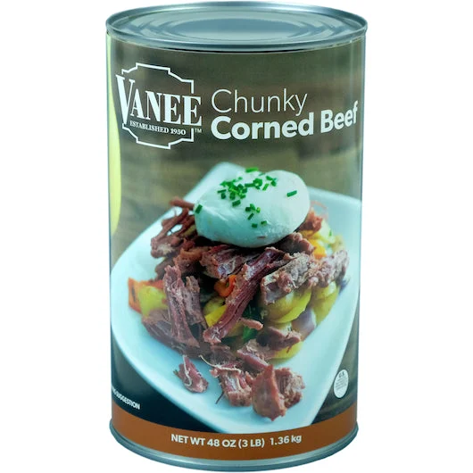 Chunky Corned Beef 48 Ounce Size - 6 Per Case