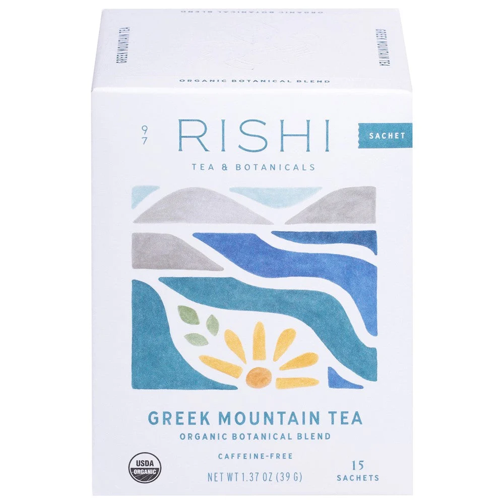 Rishi - Tea Organic Greek Mountain - Case of 6-15 CT