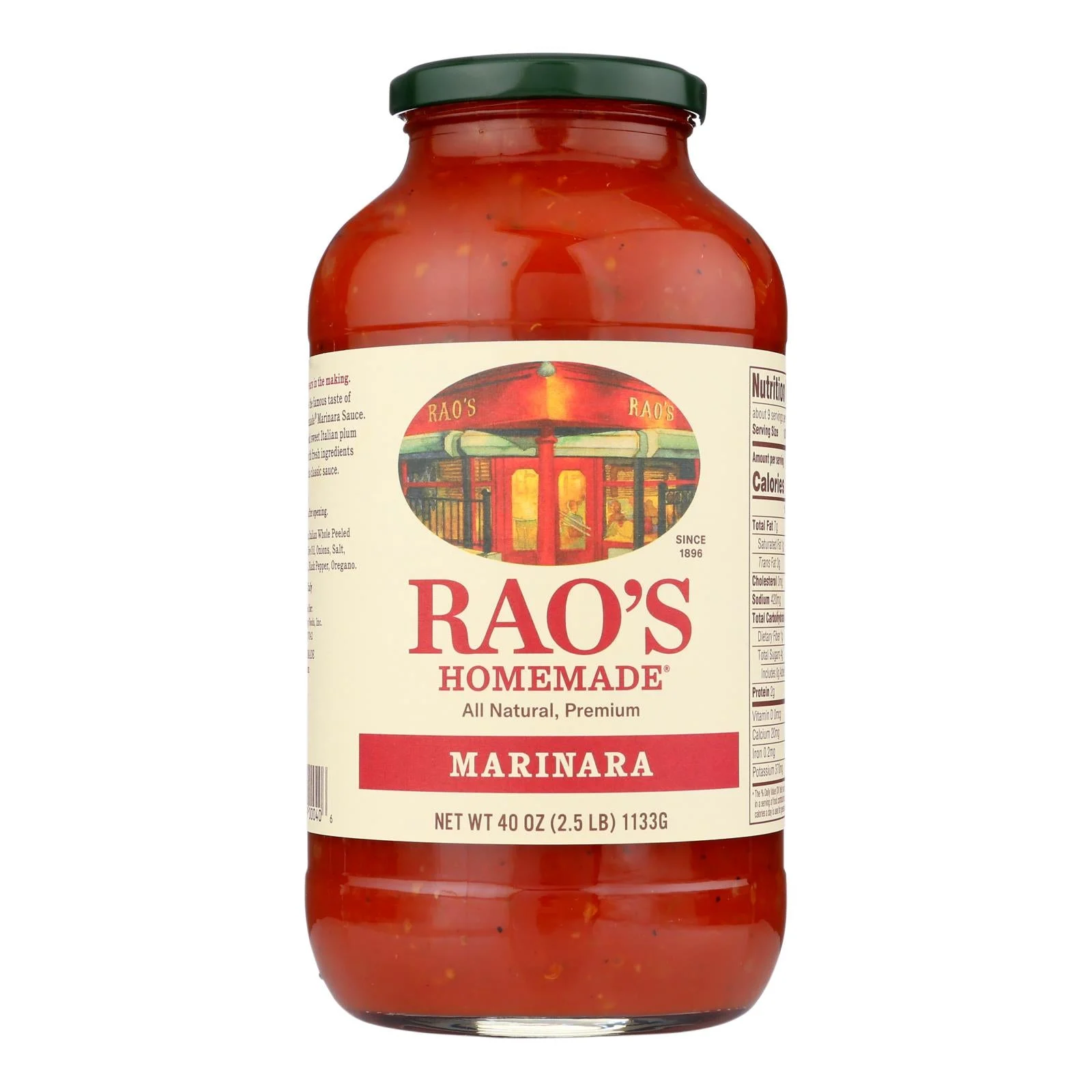Rao's - Pasta Sauce Marinara - Case of 6-40 Ounce