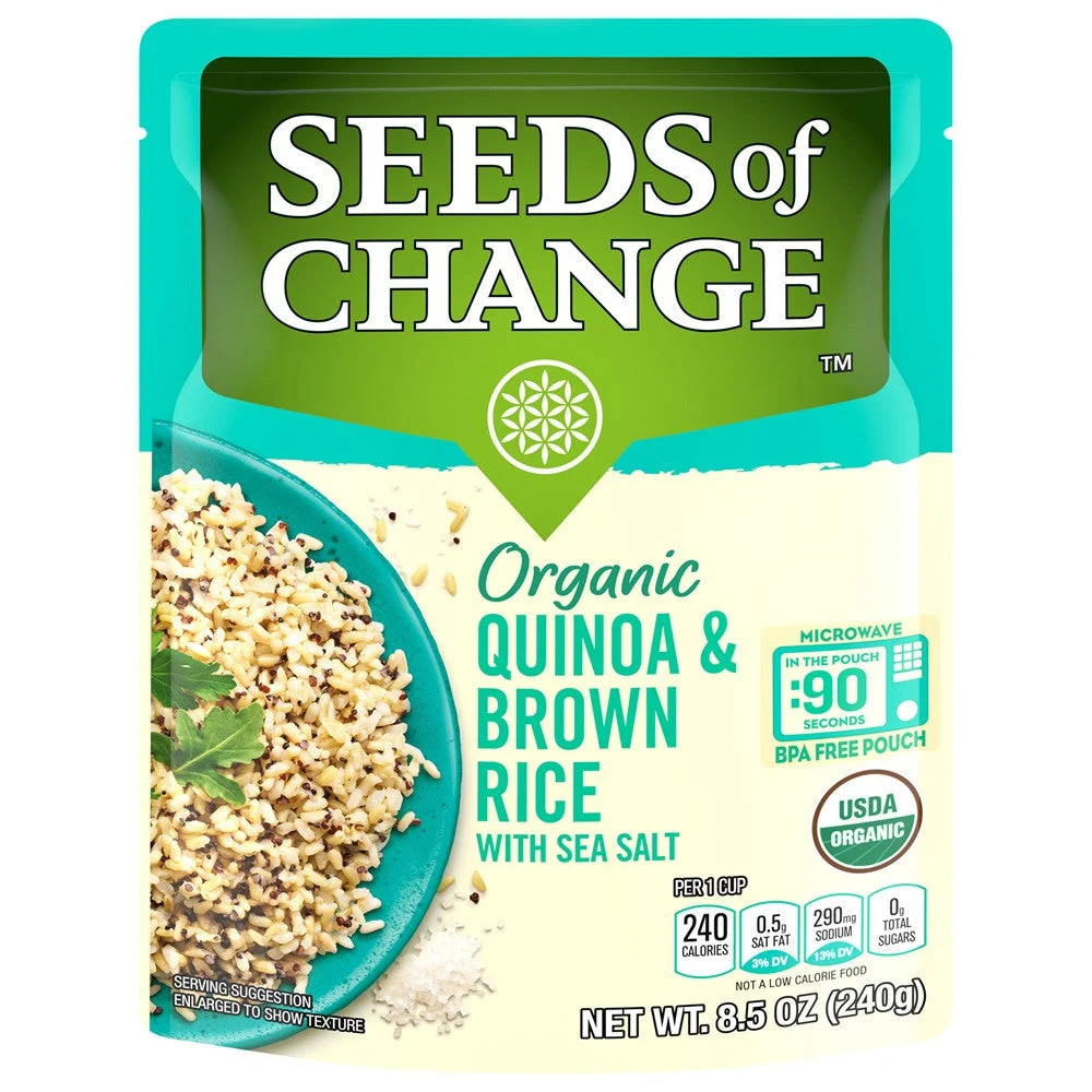 Seeds Of Change - Qnoa Brnrce Organic The Seasalt - Case of 12-8.5 OZ