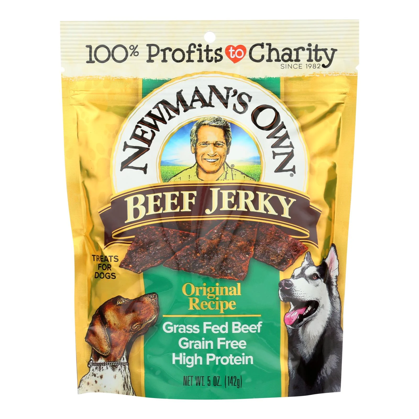Newman's Own Organic Beef Jerky Original Recipe - Case of 6 - 5 Ounce