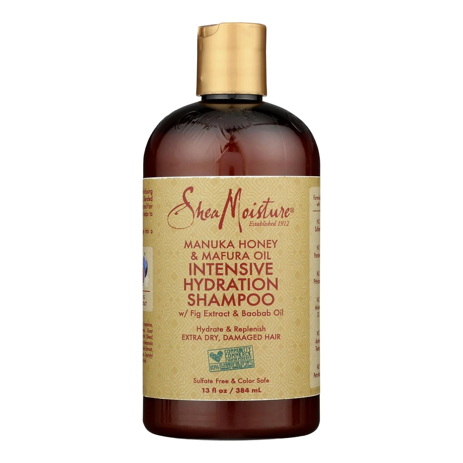 Shea Moisture - Shampoo Honey Marufa Oil - 1 Each-13 Ounce