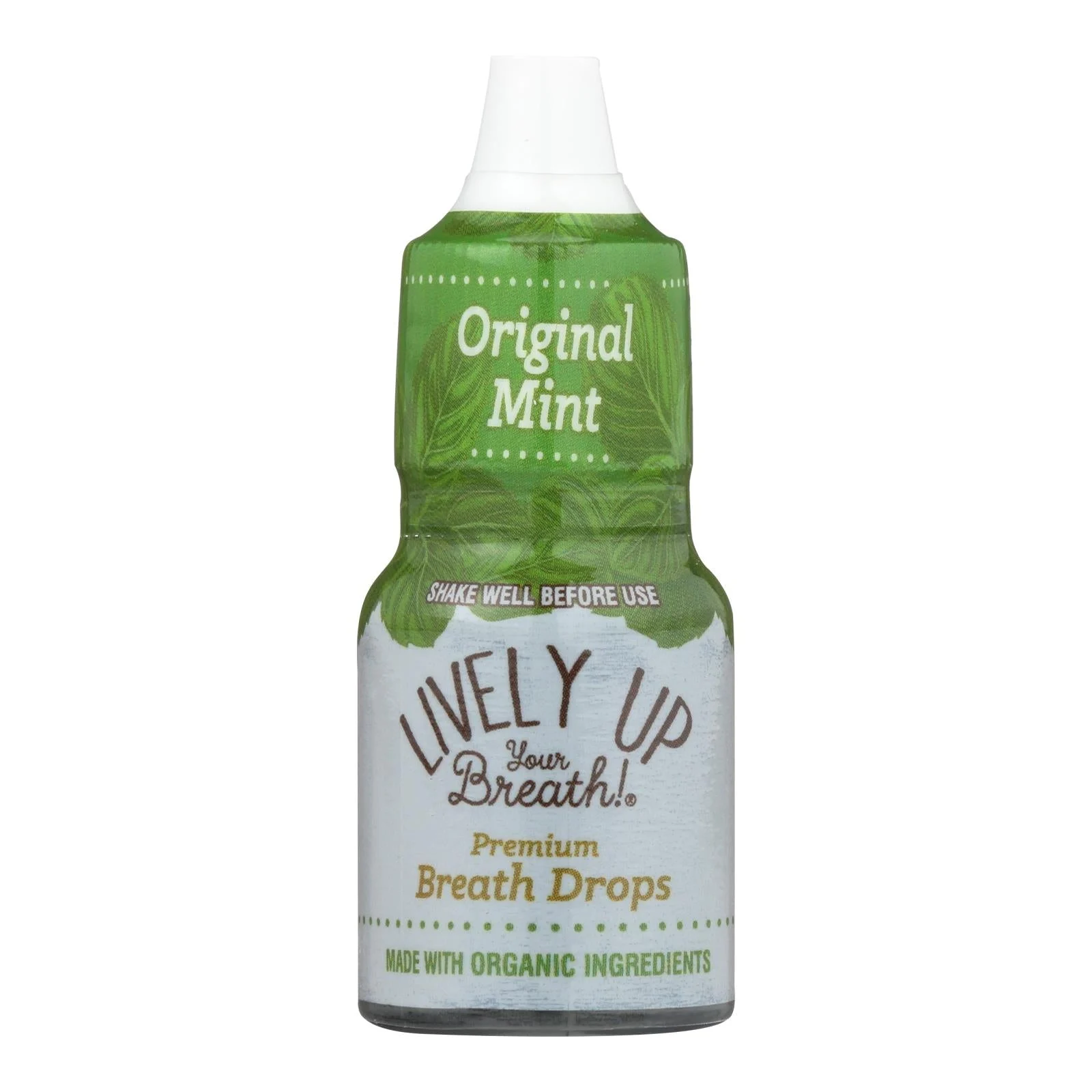 Lively Up Your Breath! Original Mint Premium Breath Drops - Case of 12 - .27 Fluid Ounce