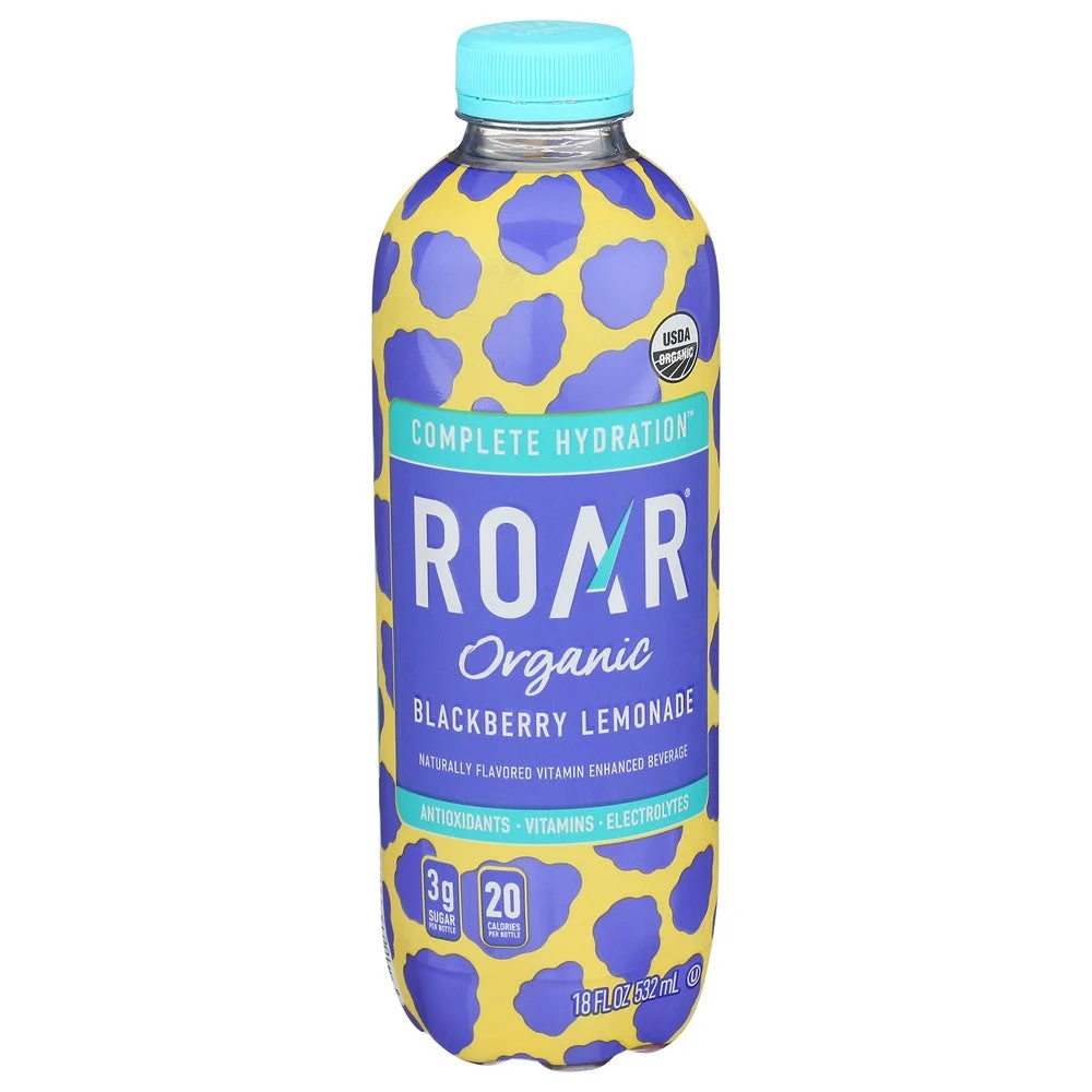 Roar Organic - Water Organic Blkbry Lemonade - Case of 12-18 FZ
