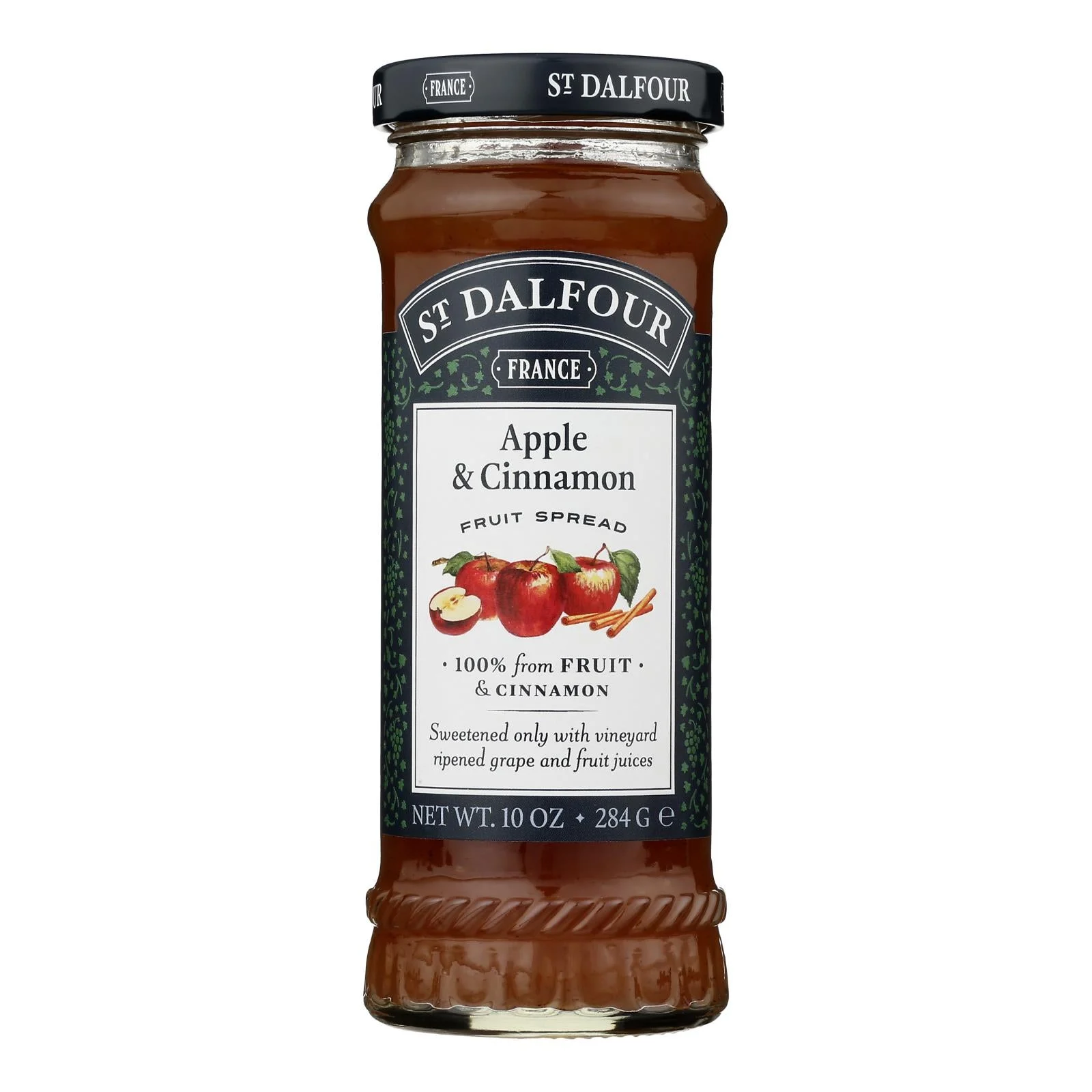 St Dalfour - Consrv Apple Cinnamon - Case of 6 - 10 Ounce